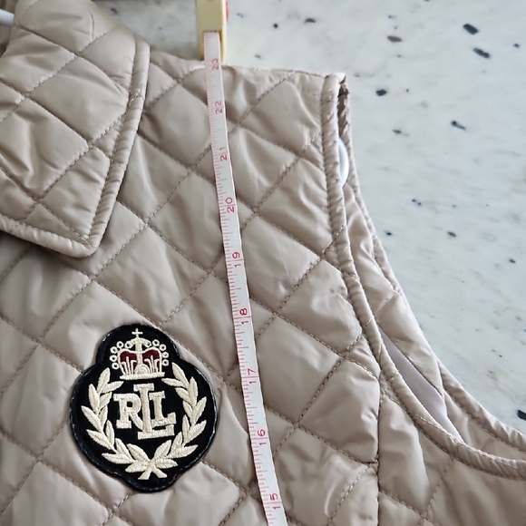 Ralph Lauren Beige Quilted Vest - Picture 7 of 11
